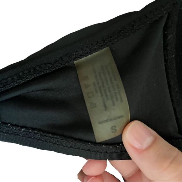 Women's Strapless Black Bikini Top SHEIN Size S - Picture 4 of 4